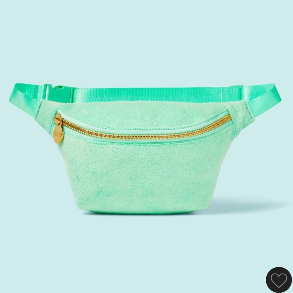 stoney clover lane x target green terry fanny pack!